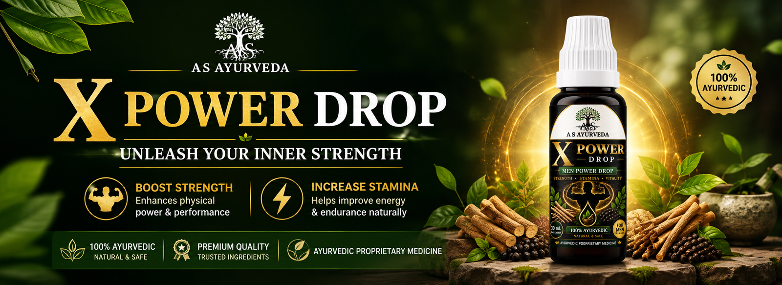 A S Ayurveda X Power Drop